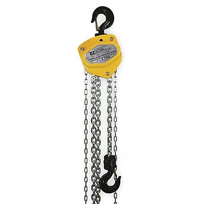 Manual Chain Hoist 4000 lb Lift 10 ft.