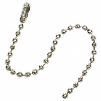 Beaded Chain 4 1/2 in L Iron PK100