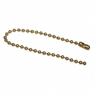 Beaded Chain 4 1/2 in L Iron PK100