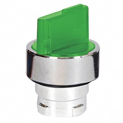 Illum Selector Switch 2 Pos 22mm Green