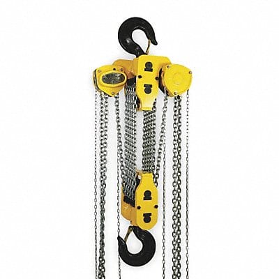 Manual Chain Hoist 60000 lb Lift 10 ft.