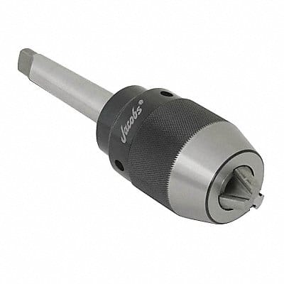 Drill Chuck Keyless Steel 0.512 In 2MT