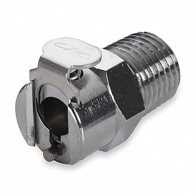 Inline Coupler Chrome Plated Brass MNPT