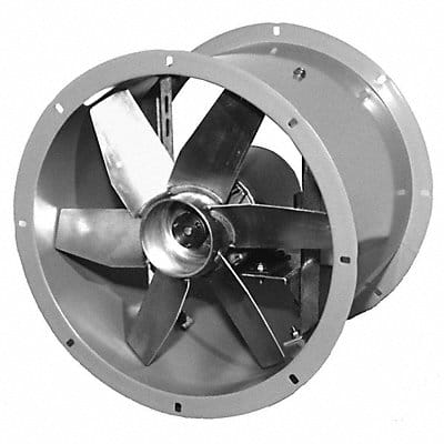 Steel 30.6 Dia 18 L 33.6 H Tubeaxial Fan