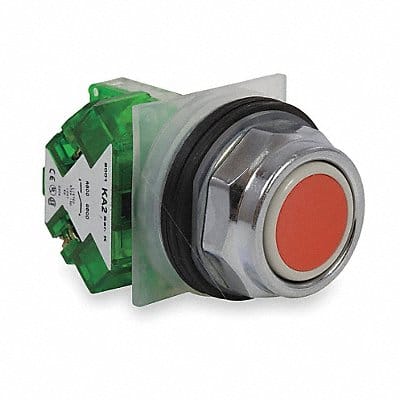 H7062 Non-Illum Push Button 30mm 1NO Red