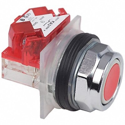 H7062 Non-Illum Push Button 30mm 1NC Red