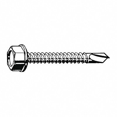 Drill Screw Hex #12 SS410 1.5 L PK50