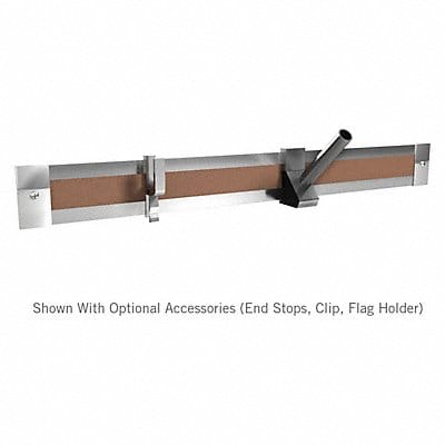 Display Rail Cork 96 in W x 2 in H