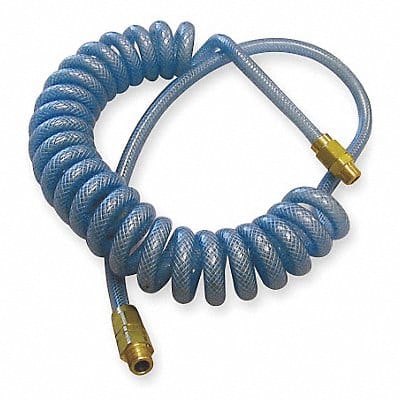 Coiled Air Hose 1/4 ID x 16 ft.