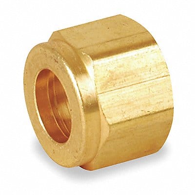 Double Ferrule Nut Brass A-LOK 1/2In