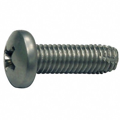 Thread Cutting Screw #8 Pan 3/8 L PK100