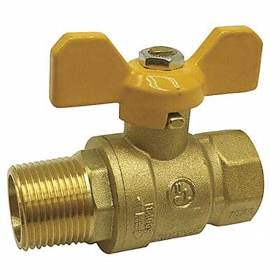 Ball Valve T-Handle Brass 1/2