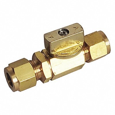 Brass Ball Valve Comp x Comp 3/8