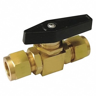 Brass Ball Valve Comp x Comp 3/8