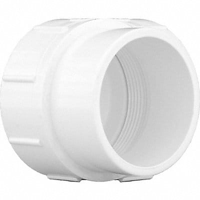 Cleanout Adapter with Plug 3 in PVC