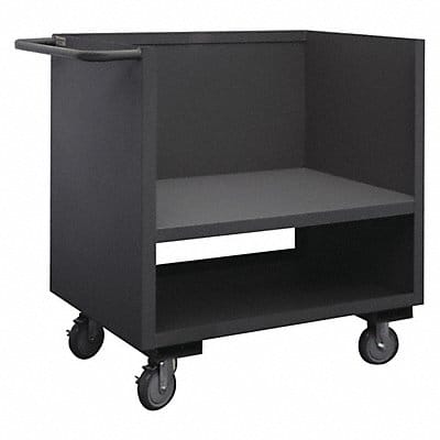 3 Sided Low Deck Cart 1200 lb.