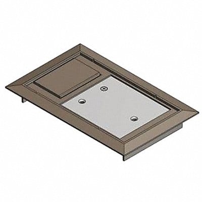 Floor Box Cover 8-1/8 in Brown