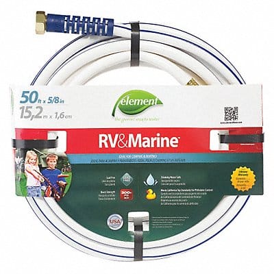 Water Hose PVC 5/8 ID 50 ft L