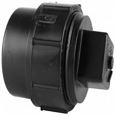 Cleanout Adapter with Plug 3 in ABS