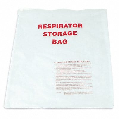 Respirator Storage Bag with Zipper PVC