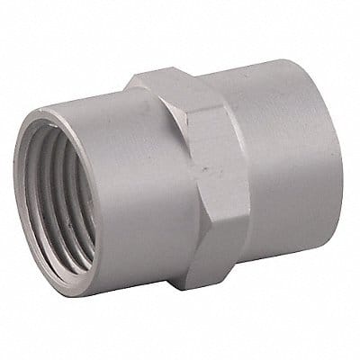 Pipe Coupling Aluminum 3/8 in FNPT