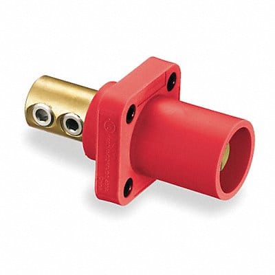 Recpt Red Male Double Set Screw 400 A