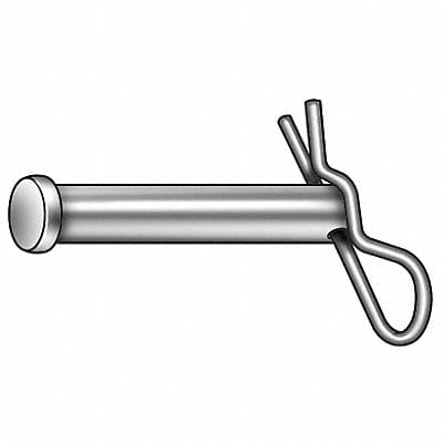 Clevis Pin Std Zinc 0.187x1 L PK10