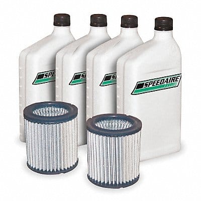 Air Compr Maint Kit 4 qt Oil Air Filters