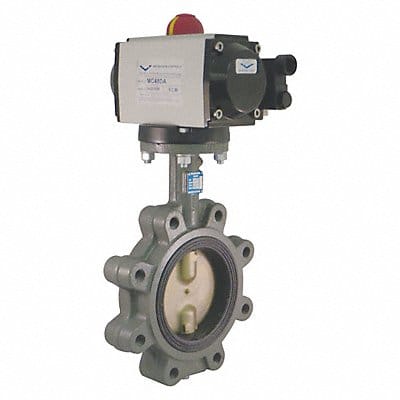 Butterfly Valve Dbl Acting Cast Iron 8In