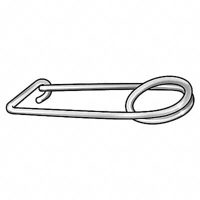 SafetyPin Zinc 0.120x2 13/16 PK10