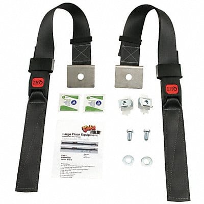 Push Button Strut Strap Black 1200 lb.