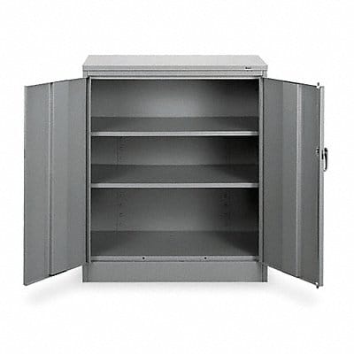 Storage Cabinet 42 x36 x18 MdGry 2Shlv