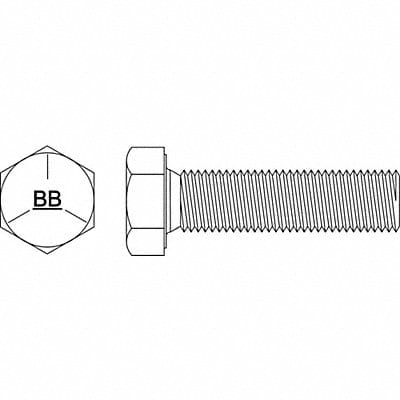 HxHdCpScrw Steel 7 5/8 -11 5PK