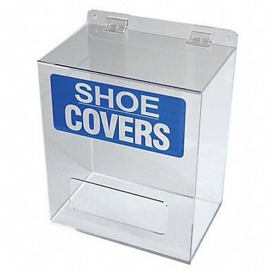 Shoe/Boot Cover Dispenser Clear/Blue