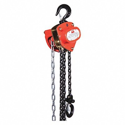 Manual Chain Hoist 1000 lb Lift 15 ft.