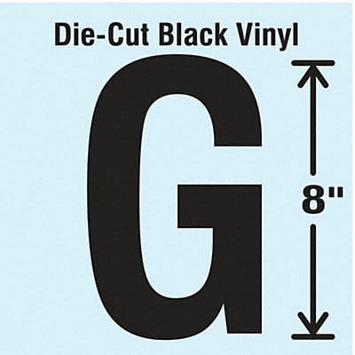 K8341 Die Cut Letter Label G