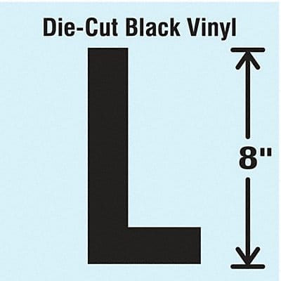 K8341 Die Cut Letter Label L