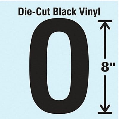 K8341 Die Cut Letter Label O