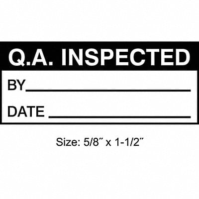 Inspection Label English Quality PK350