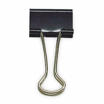 Binder Clip 1/2 In Metal Black PK60