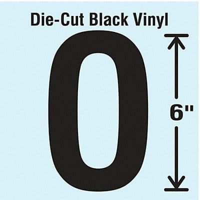 K8340 Die Cut Letter Label O