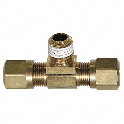 Male BranchTee Compression Brass 3/8Pipe