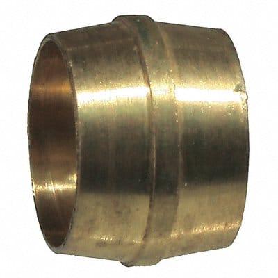 Tube Sleeve Compression Brass 3/8In Tube