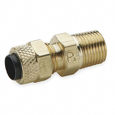 Connector Brass CompxM 1/4In PK10