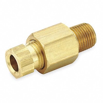 Connector Brass CompxM 1/2Inx3/8In PK5