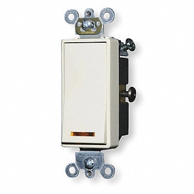 Illuminated Wall Switch White 3-Way