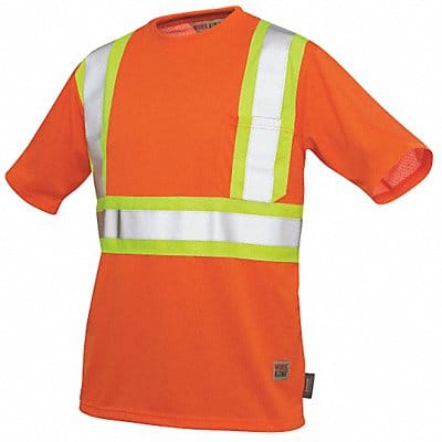 Hi-Vis Short Sleeve Shirt M Orange