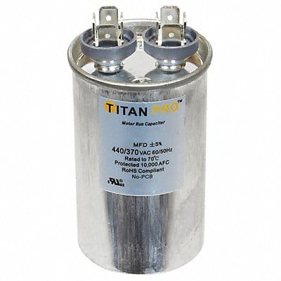 Motor Run Capacitor 15 MFD 3  H