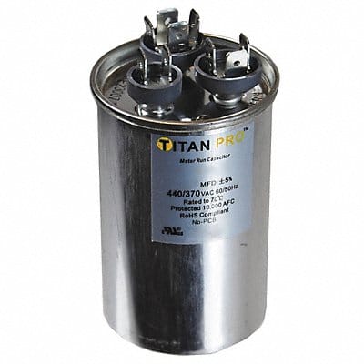 Dual Run Capacitor 20/15 MFD 4 7/16 H