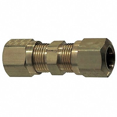 Tube Union Compression Brass 1/4In Tube